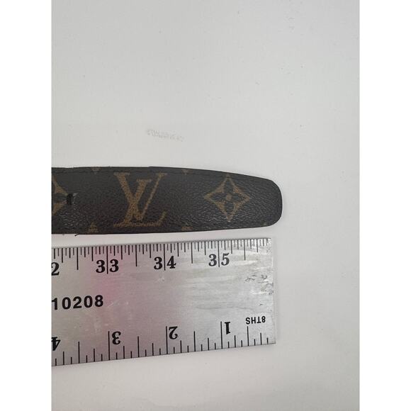 Women\'s Louis Vuitton Classic Monogram Canvas Belt Size 80/32